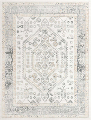 Ivory 10' x 13' Aurelia Rectangle Area Rug 100% Polypropylene & Jute Backing Living Dining Room Bedroom Office Traditional Carpet for Sale at Rug Engine