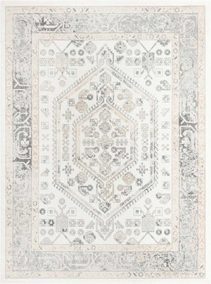Ivory 9' x 12' Aurelia Rectangle Area Rug 100% Polypropylene & Jute Backing Living Dining Room Bedroom Office Traditional Carpet for Sale at Rug Engine