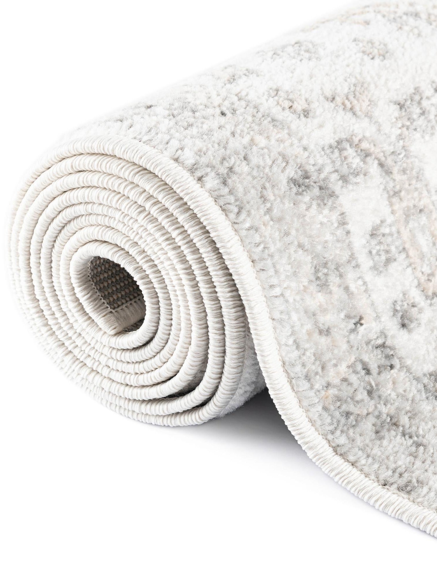 Ivory 7' 10 x 7' 10 Aurelia Octagon Area Rug 100% Polypropylene & Jute Backing Living Dining Room Bedroom Office Traditional Carpet for Sale at Rug Engine
