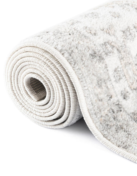 Ivory 7' 10 x 7' 10 Aurelia Octagon Area Rug 100% Polypropylene & Jute Backing Living Dining Room Bedroom Office Traditional Carpet for Sale at Rug Engine