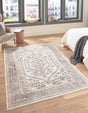 Ivory 6' x 9' Aurelia Rectangle Area Rug 100% Polypropylene & Jute Backing Living Dining Room Bedroom Office Traditional Carpet for Sale at Rug Engine