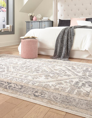 Ivory 6' x 9' Aurelia Rectangle Area Rug 100% Polypropylene & Jute Backing Living Dining Room Bedroom Office Traditional Carpet for Sale at Rug Engine