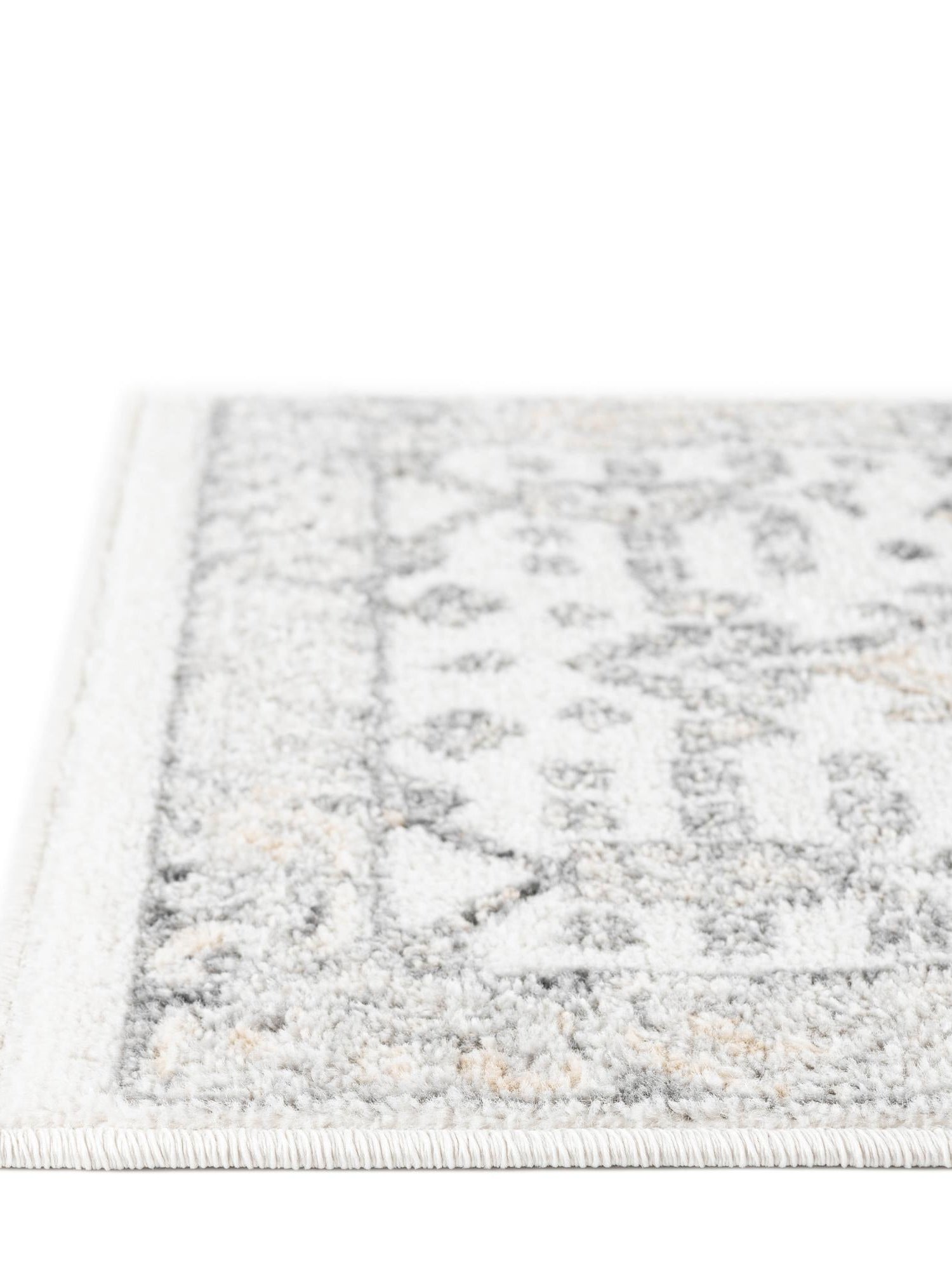 Ivory 6' x 9' Aurelia Rectangle Area Rug 100% Polypropylene & Jute Backing Living Dining Room Bedroom Office Traditional Carpet for Sale at Rug Engine