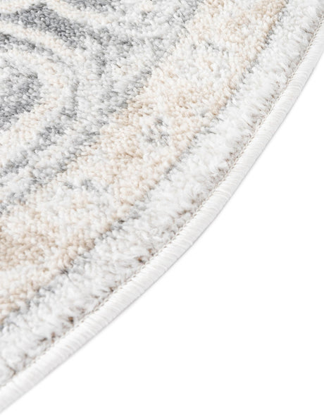 Ivory 4' x 6' Aurelia Oval Area Rug 100% Polypropylene & Jute Backing Living Dining Room Bedroom Office Traditional Carpet for Sale at Rug Engine