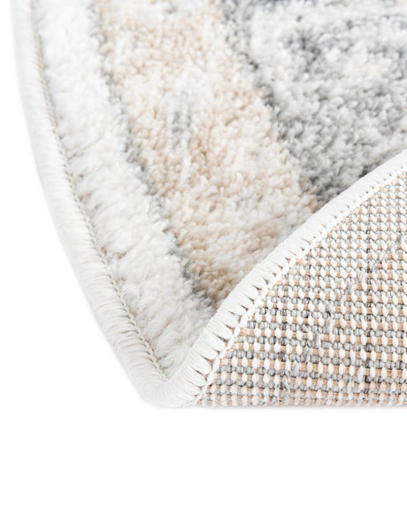 Ivory 4' x 6' Aurelia Oval Area Rug 100% Polypropylene & Jute Backing Living Dining Room Bedroom Office Traditional Carpet for Sale at Rug Engine