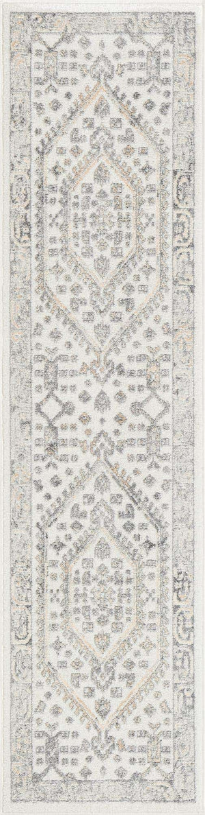 Ivory 2' x 8' Aurelia Runner Area Rug 100% Polypropylene & Jute Backing Living Dining Room Bedroom Office Traditional Carpet for Sale at Rug Engine