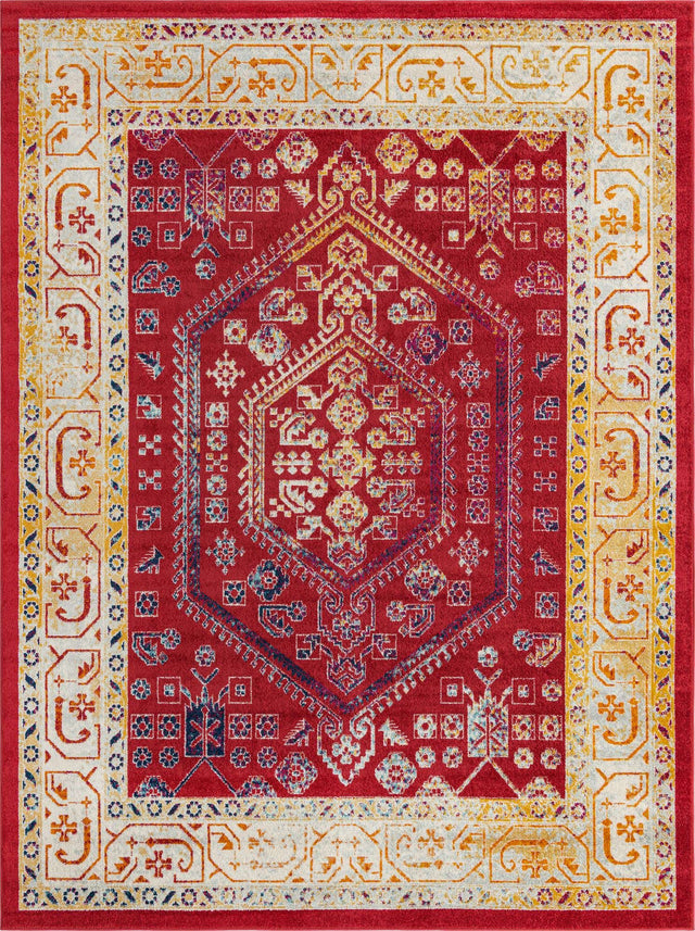 Magenta 9' x 12' Aurelia Rectangle Area Rug 100% Polypropylene & Jute Backing Living Dining Room Bedroom Office Traditional Carpet for Sale at Rug Engine