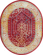 Magenta 7' 10 x 10' Aurelia Oval Area Rug 100% Polypropylene & Jute Backing Living Dining Room Bedroom Office Traditional Carpet for Sale at Rug Engine