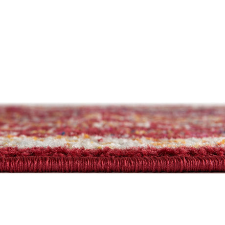 Magenta 7' x 7' Aurelia Octagon Area Rug 100% Polypropylene & Jute Backing Living Dining Room Bedroom Office Traditional Carpet for Sale at Rug Engine
