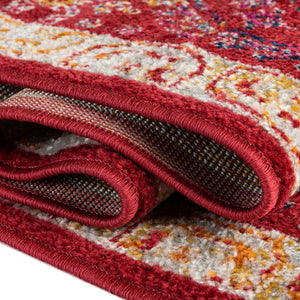 Magenta 7' x 7' Aurelia Octagon Area Rug 100% Polypropylene & Jute Backing Living Dining Room Bedroom Office Traditional Carpet for Sale at Rug Engine