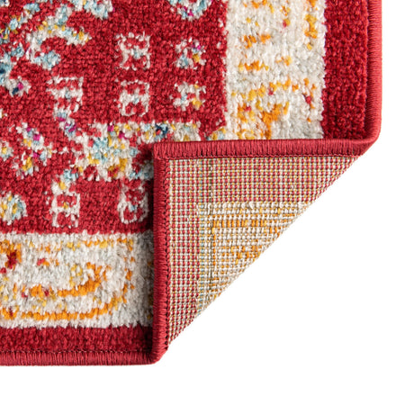 Magenta 7' x 7' Aurelia Octagon Area Rug 100% Polypropylene & Jute Backing Living Dining Room Bedroom Office Traditional Carpet for Sale at Rug Engine