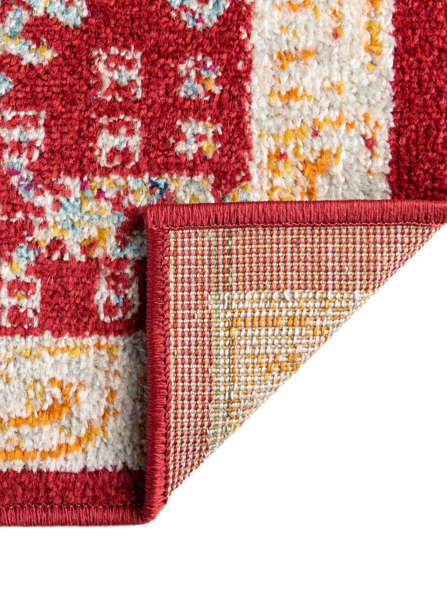 Magenta 6' x 6' Aurelia Square Area Rug 100% Polypropylene & Jute Backing Living Dining Room Bedroom Office Traditional Carpet for Sale at Rug Engine