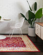 Magenta 5' x 8' Aurelia Rectangle Area Rug 100% Polypropylene & Jute Backing Living Dining Room Bedroom Office Traditional Carpet for Sale at Rug Engine