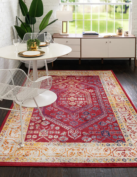 Magenta 10' x 14' Aurelia Rectangle Area Rug 100% Polypropylene & Jute Backing Living Dining Room Bedroom Office Traditional Carpet for Sale at Rug Engine