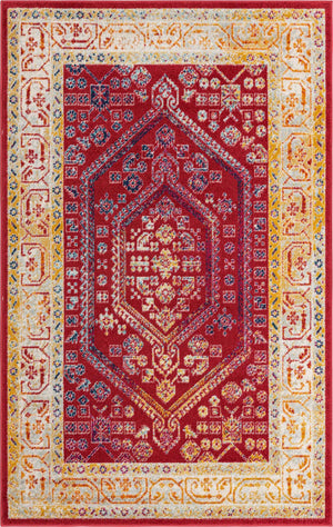 Magenta 5' x 8' Aurelia Rectangle Area Rug 100% Polypropylene & Jute Backing Living Dining Room Bedroom Office Traditional Carpet for Sale at Rug Engine