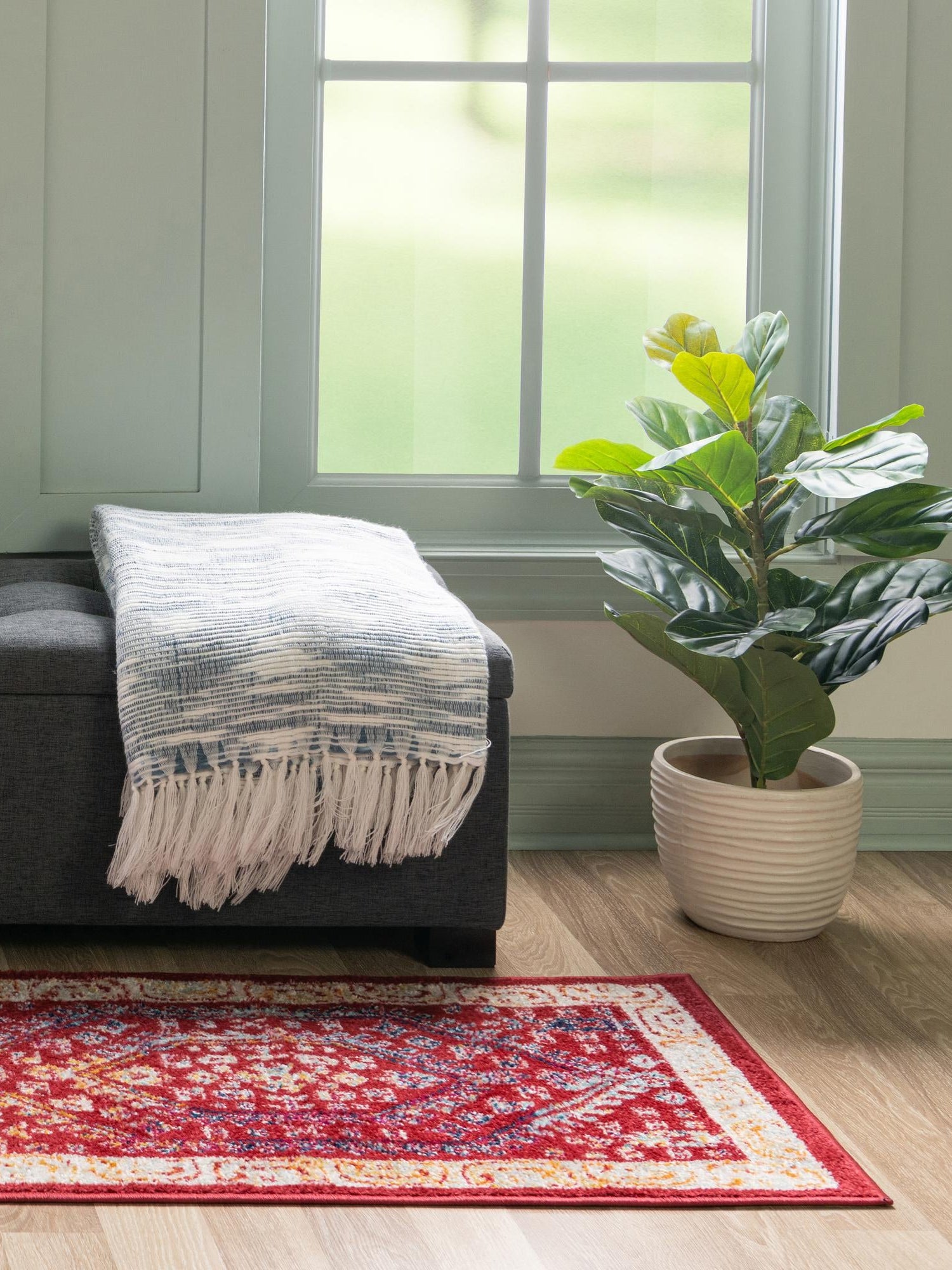 Magenta 2' 7 x 12' Aurelia Runner Area Rug 100% Polypropylene & Jute Backing Living Dining Room Bedroom Office Traditional Carpet for Sale at Rug Engine