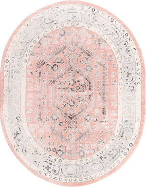 Rose 7' 10 x 10' Aurelia Oval Area Rug 100% Polypropylene & Jute Backing Living Dining Room Bedroom Office Traditional Carpet for Sale at Rug Engine