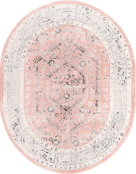 Rose 7' 10 x 10' Aurelia Oval Area Rug 100% Polypropylene & Jute Backing Living Dining Room Bedroom Office Traditional Carpet for Sale at Rug Engine
