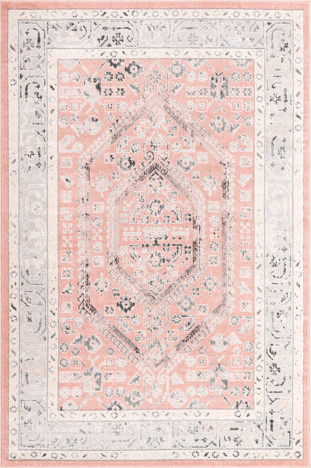 Rose 6' x 9' Aurelia Rectangle Area Rug 100% Polypropylene & Jute Backing Living Dining Room Bedroom Office Traditional Carpet for Sale at Rug Engine