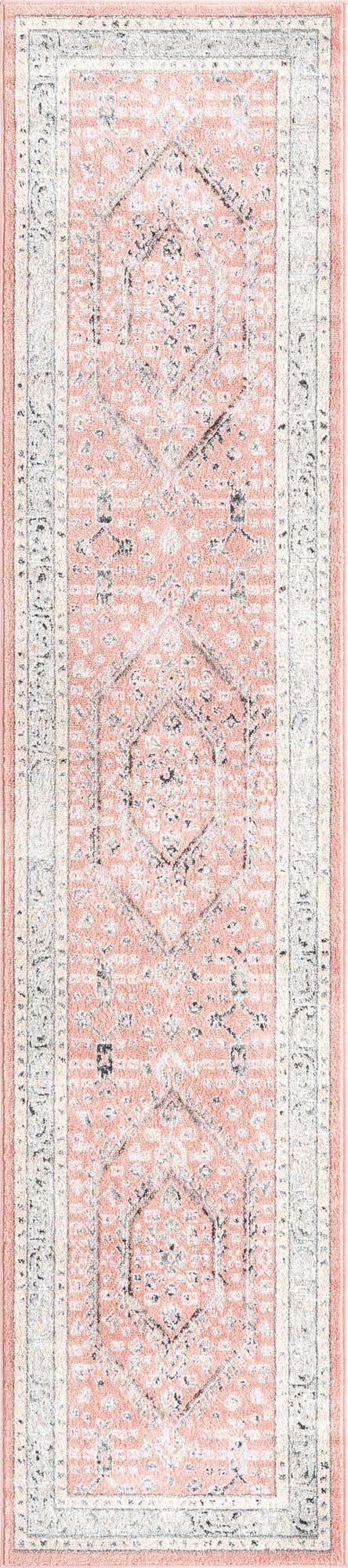 Rose 2' 7 x 12' Aurelia Runner Area Rug 100% Polypropylene & Jute Backing Living Dining Room Bedroom Office Traditional Carpet for Sale at Rug Engine