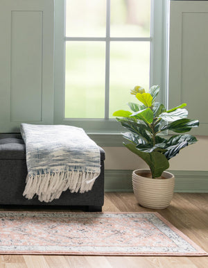 Rose 2' x 6' Aurelia Runner Area Rug 100% Polypropylene & Jute Backing Living Dining Room Bedroom Office Traditional Carpet for Sale at Rug Engine