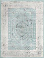 Aqua 10' x 13' Aurelia Rectangle Area Rug 100% Polypropylene & Jute Backing Living Dining Room Bedroom Office Traditional Carpet for Sale at Rug Engine