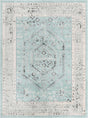 Aqua 9' x 12' Aurelia Rectangle Area Rug 100% Polypropylene & Jute Backing Living Dining Room Bedroom Office Traditional Carpet for Sale at Rug Engine