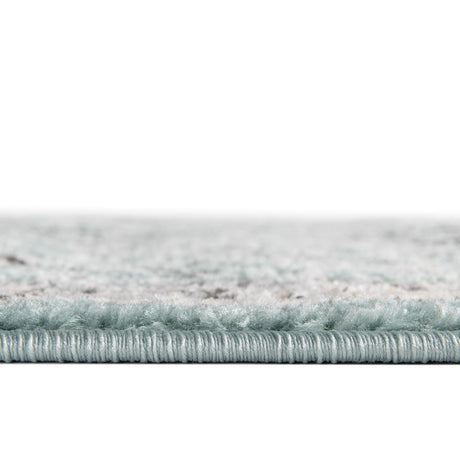 Aqua 2' x 3' Aurelia Rectangle Area Rug 100% Polypropylene & Jute Backing Living Dining Room Bedroom Office Traditional Carpet for Sale at Rug Engine