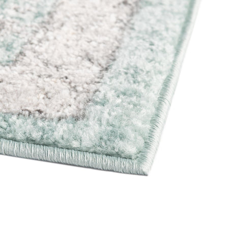 Aqua 10' x 13' Aurelia Rectangle Area Rug 100% Polypropylene & Jute Backing Living Dining Room Bedroom Office Traditional Carpet for Sale at Rug Engine