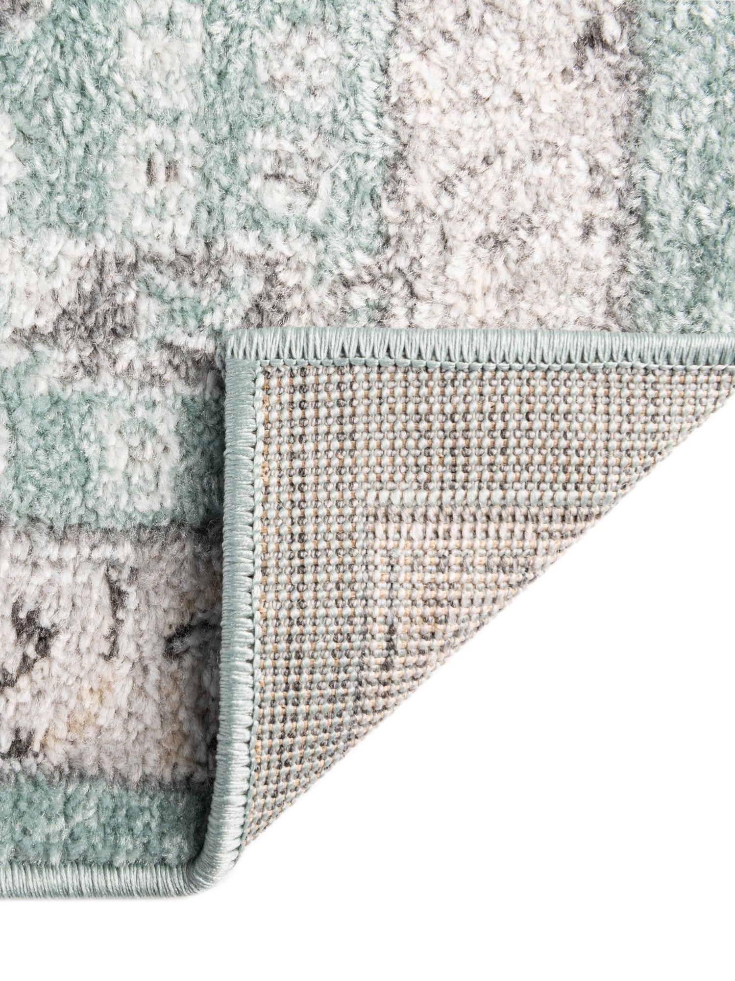 Aqua 6' x 9' Aurelia Rectangle Area Rug 100% Polypropylene & Jute Backing Living Dining Room Bedroom Office Traditional Carpet for Sale at Rug Engine