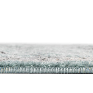 Aqua 7' 10 x 10' Aurelia Oval Area Rug 100% Polypropylene & Jute Backing Living Dining Room Bedroom Office Traditional Carpet for Sale at Rug Engine