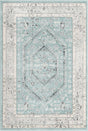 Aqua 4' x 6' Aurelia Rectangle Area Rug 100% Polypropylene & Jute Backing Living Dining Room Bedroom Office Traditional Carpet for Sale at Rug Engine