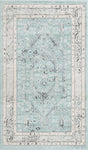 Aqua 3' x 5' 3 Aurelia Rectangle Area Rug 100% Polypropylene & Jute Backing Living Dining Room Bedroom Office Traditional Carpet for Sale at Rug Engine