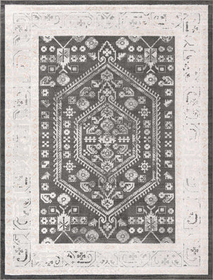 Charcoal 10' x 13' Aurelia Rectangle Area Rug 100% Polypropylene & Jute Backing Living Dining Room Bedroom Office Traditional Carpet for Sale at Rug Engine