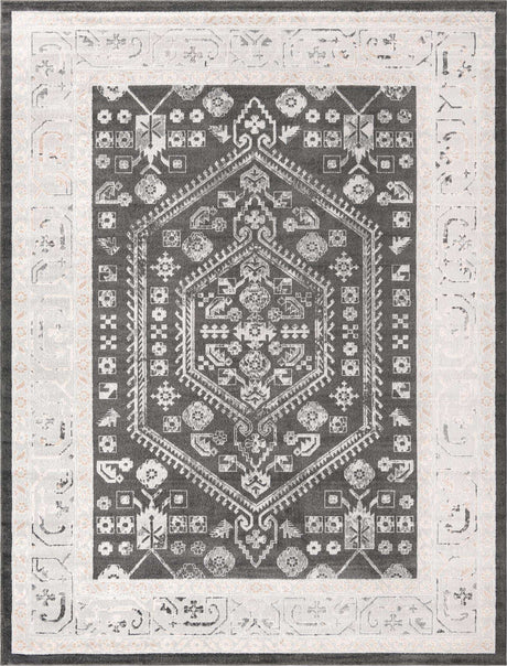 Charcoal 10' x 13' Aurelia Rectangle Area Rug 100% Polypropylene & Jute Backing Living Dining Room Bedroom Office Traditional Carpet for Sale at Rug Engine