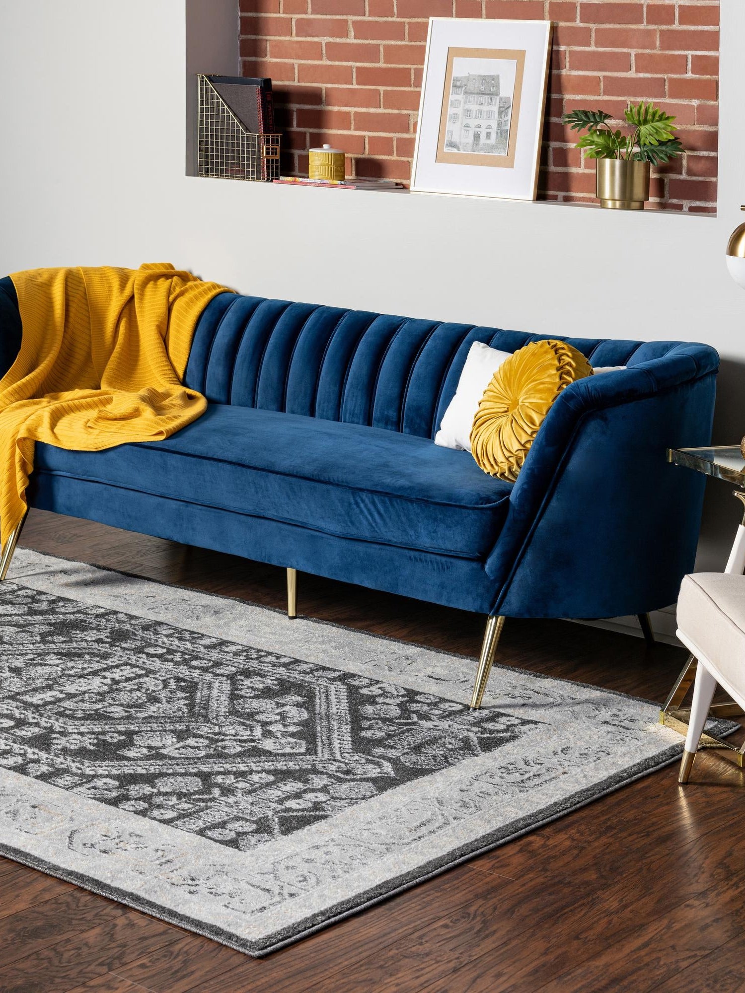 Charcoal 3' x 5' 3 Aurelia Rectangle Area Rug 100% Polypropylene & Jute Backing Living Dining Room Bedroom Office Traditional Carpet for Sale at Rug Engine