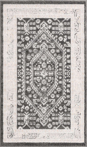 Charcoal 3' x 5' 3 Aurelia Rectangle Area Rug 100% Polypropylene & Jute Backing Living Dining Room Bedroom Office Traditional Carpet for Sale at Rug Engine