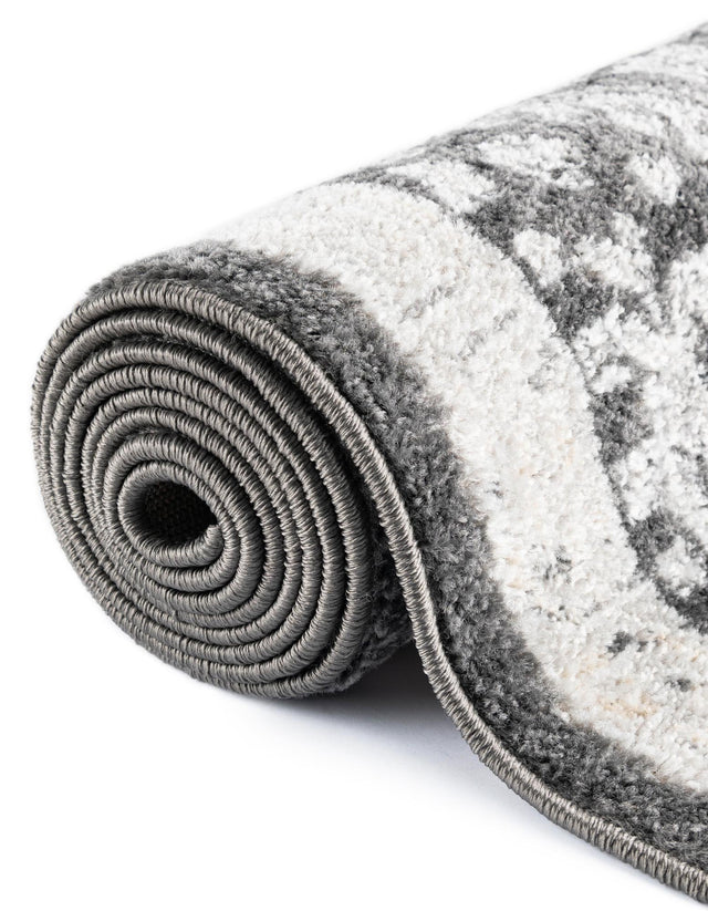 Charcoal 2' x 6' Aurelia Runner Area Rug 100% Polypropylene & Jute Backing Living Dining Room Bedroom Office Traditional Carpet for Sale at Rug Engine