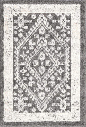 Charcoal 2' x 3' Aurelia Rectangle Area Rug 100% Polypropylene & Jute Backing Living Dining Room Bedroom Office Traditional Carpet for Sale at Rug Engine