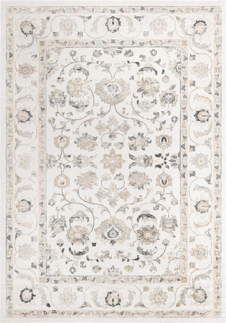 Ivory 10' x 14' Aurelia Rectangle Area Rug 100% Polypropylene & Jute Backing Living Dining Room Bedroom Office Traditional Carpet for Sale at Rug Engine