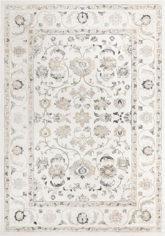 Ivory 10' x 14' Aurelia Rectangle Area Rug 100% Polypropylene & Jute Backing Living Dining Room Bedroom Office Traditional Carpet for Sale at Rug Engine
