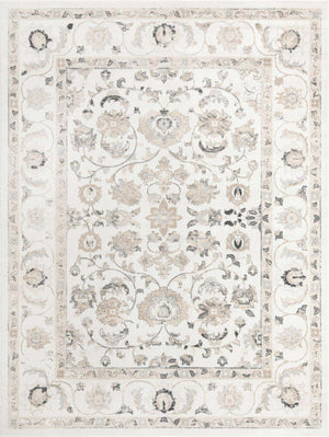 Ivory 10' x 13' Aurelia Rectangle Area Rug 100% Polypropylene & Jute Backing Living Dining Room Bedroom Office Traditional Carpet for Sale at Rug Engine