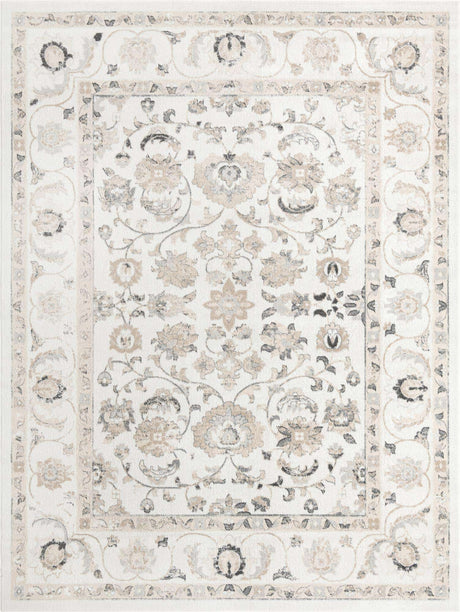 Ivory 10' x 13' Aurelia Rectangle Area Rug 100% Polypropylene & Jute Backing Living Dining Room Bedroom Office Traditional Carpet for Sale at Rug Engine