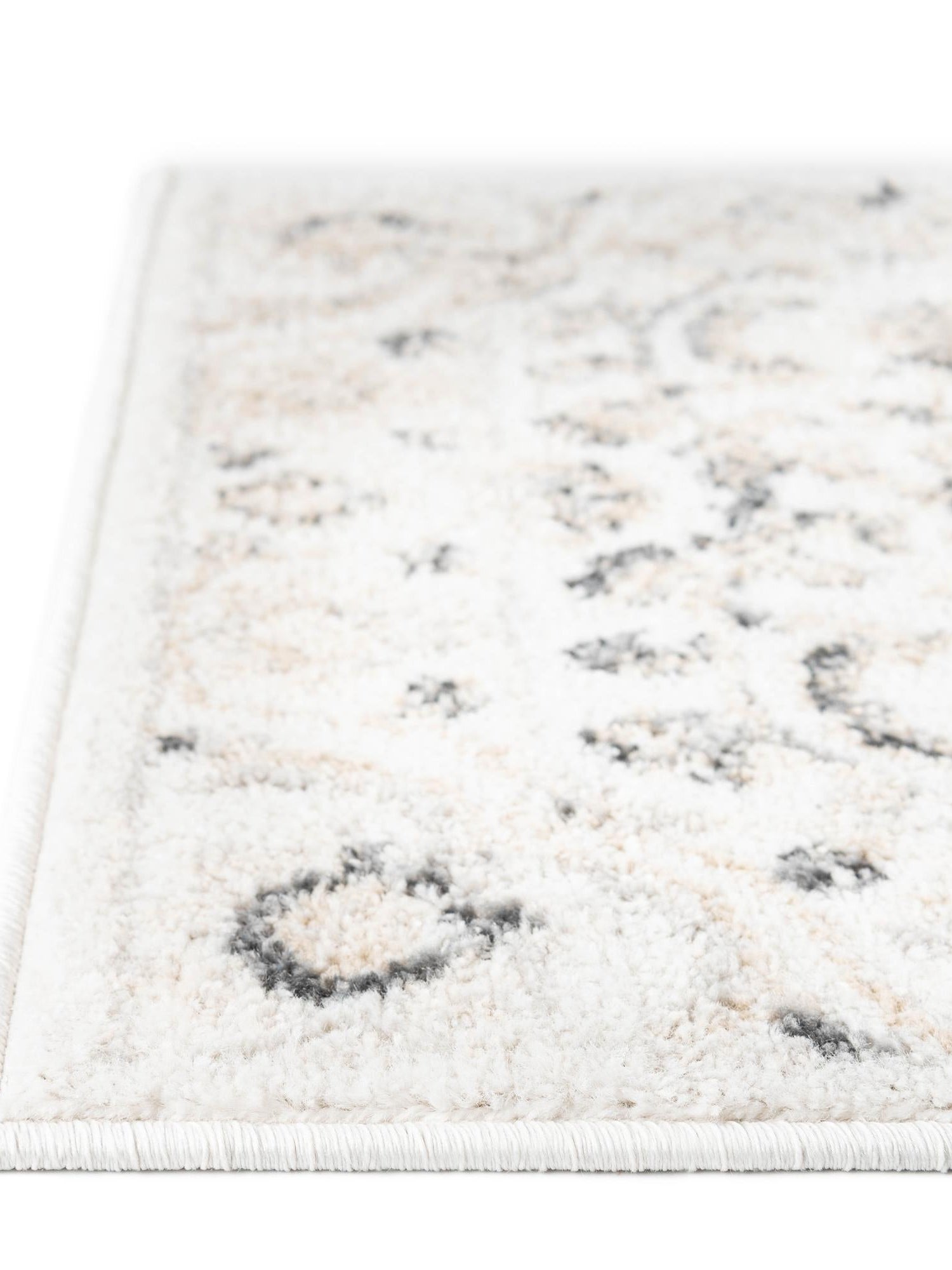 Ivory 9' x 12' Aurelia Rectangle Area Rug 100% Polypropylene & Jute Backing Living Dining Room Bedroom Office Traditional Carpet for Sale at Rug Engine
