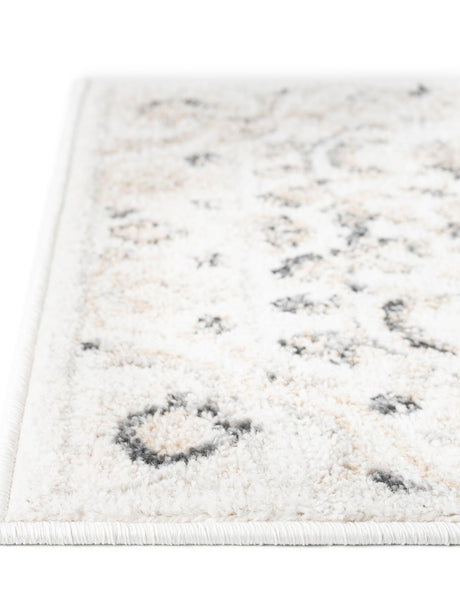 Ivory 2' 7 x 12' Aurelia Runner Area Rug 100% Polypropylene & Jute Backing Living Dining Room Bedroom Office Traditional Carpet for Sale at Rug Engine