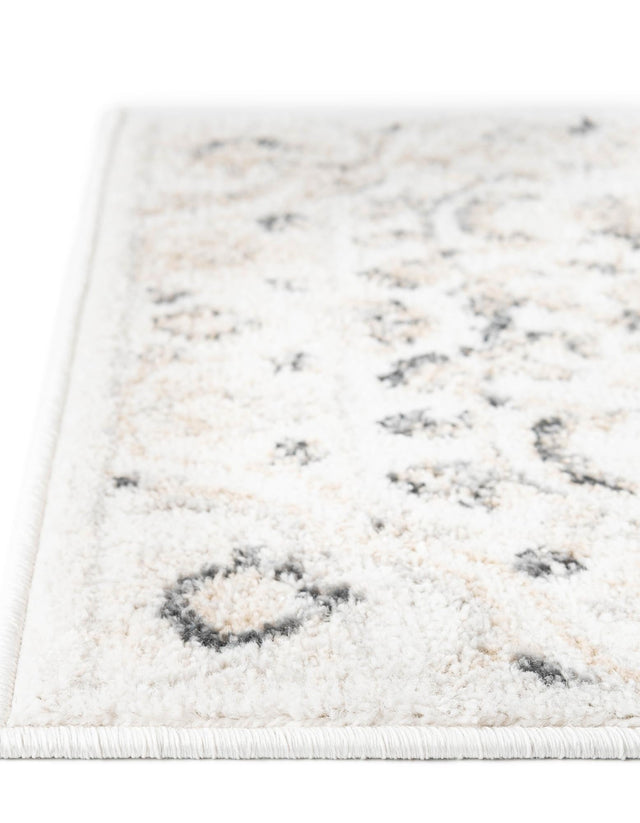 Ivory 2' 7 x 12' Aurelia Runner Area Rug 100% Polypropylene & Jute Backing Living Dining Room Bedroom Office Traditional Carpet for Sale at Rug Engine