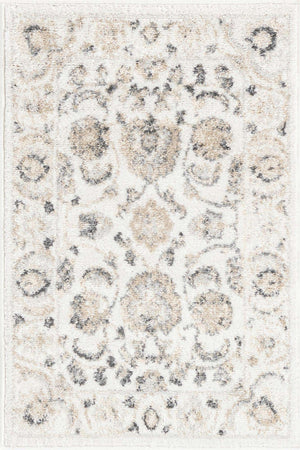 Ivory 2' x 3' Aurelia Rectangle Area Rug 100% Polypropylene & Jute Backing Living Dining Room Bedroom Office Traditional Carpet for Sale at Rug Engine