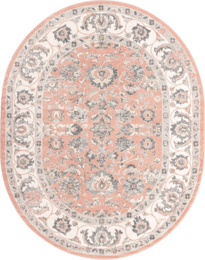 Rose 7' 10 x 10' Aurelia Oval Area Rug 100% Polypropylene & Jute Backing Living Dining Room Bedroom Office Traditional Carpet for Sale at Rug Engine