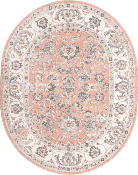 Rose 7' 10 x 10' Aurelia Oval Area Rug 100% Polypropylene & Jute Backing Living Dining Room Bedroom Office Traditional Carpet for Sale at Rug Engine