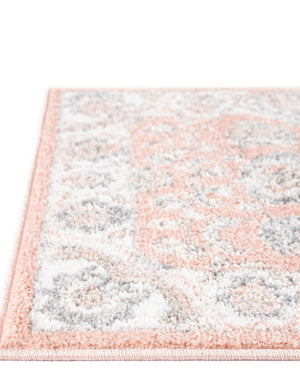 Rose 4' x 4' Aurelia Square Area Rug 100% Polypropylene & Jute Backing Living Dining Room Bedroom Office Traditional Carpet for Sale at Rug Engine